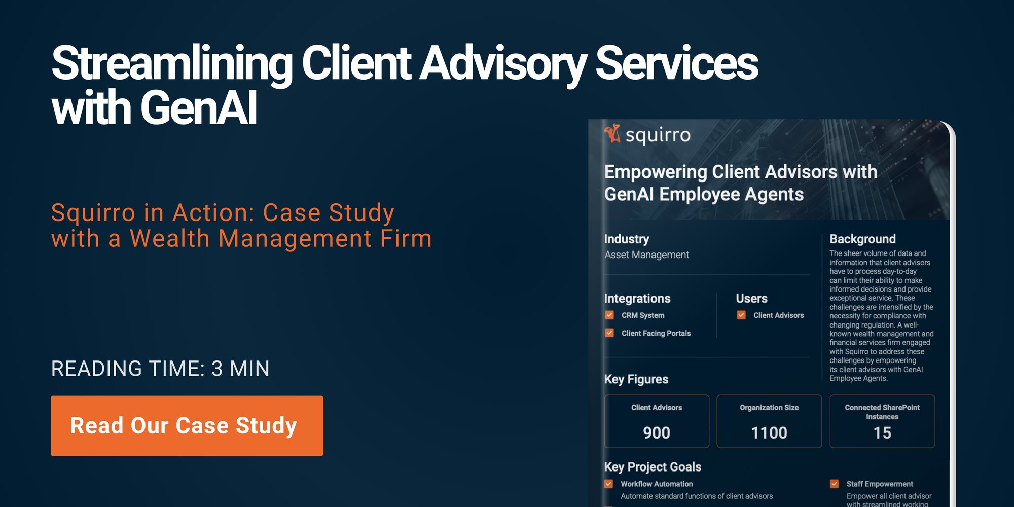 Asset Management Empowering Client Advisors with AI Workflow Automation