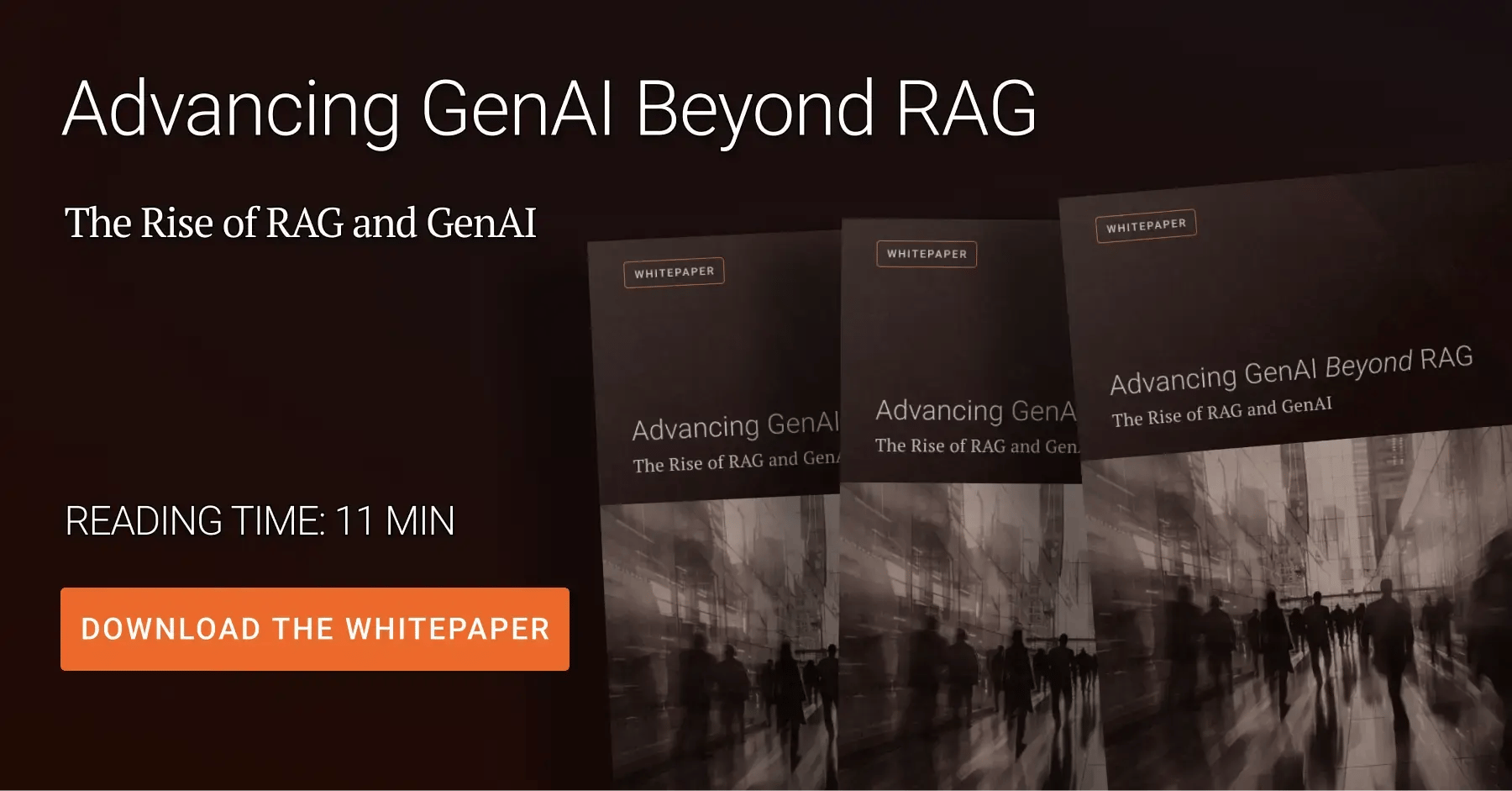 Image showing the cover of the whitepaper: Advancing GenAI Beyond RAG