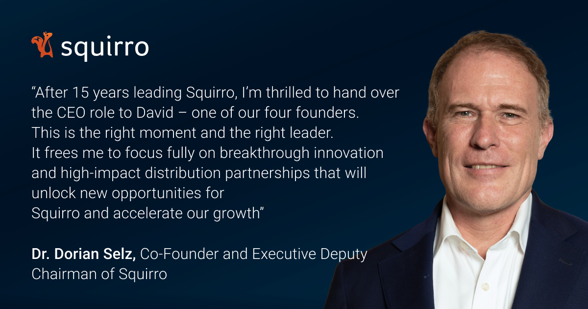 Dorian Selz executive deputy chairman of squirro