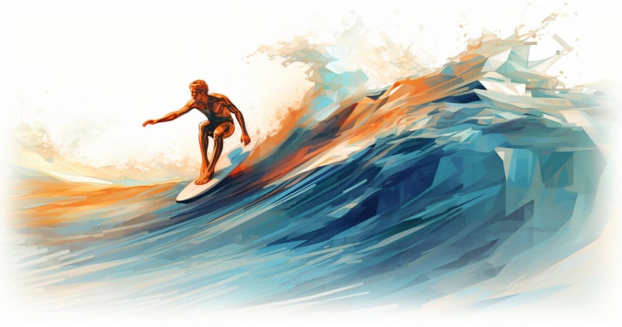 Image of a person surfing: Artificial Intelligence to Power the Next Wave of Enterprise Apps