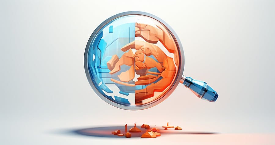 image of a magnifying glass: Your Data Silos Are Lying To You