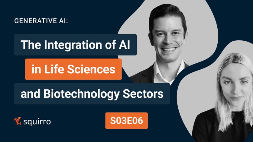The Squirro Podcast: Redefining AI - Season 3 Episode 6: The Integration of AI in Life Sciences and Biotechnology Sectors with Dave Latshaw.