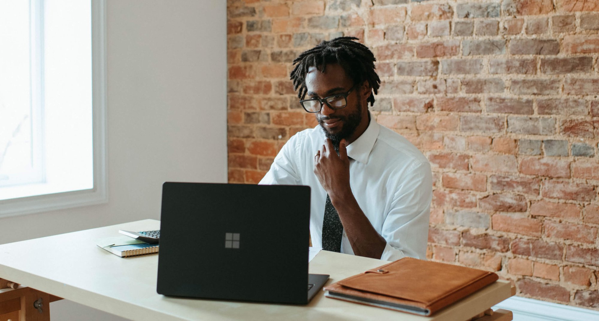 Person in an office