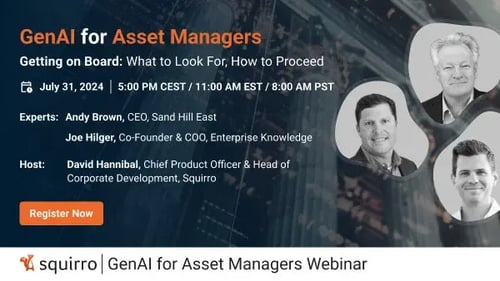 Webinar Replay: GenAI for Asset Managers