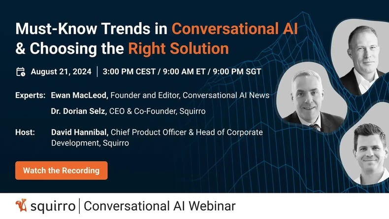 Must-Know Trends in Conversational AI & Choosing the right solution