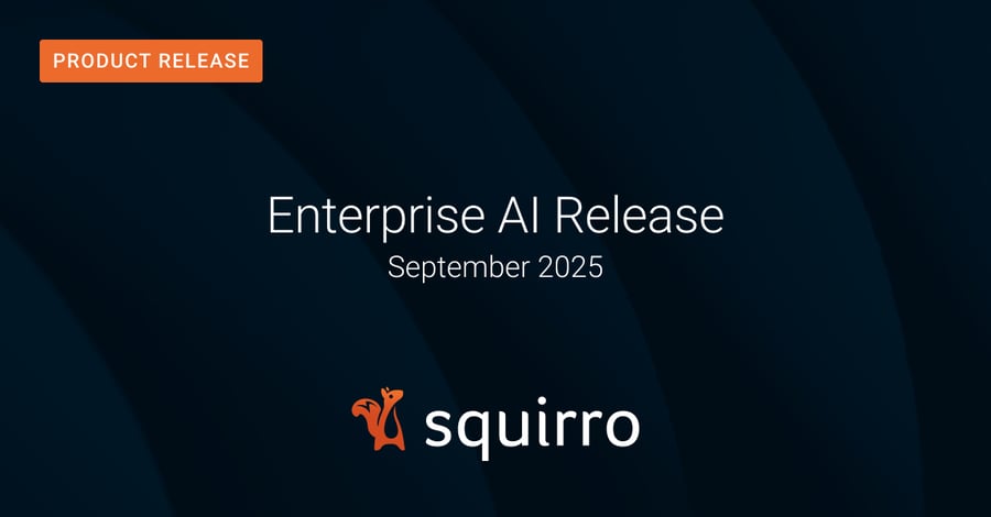 Squirro Enterprise AI Release - September 2025 - Data Classification and Security Features