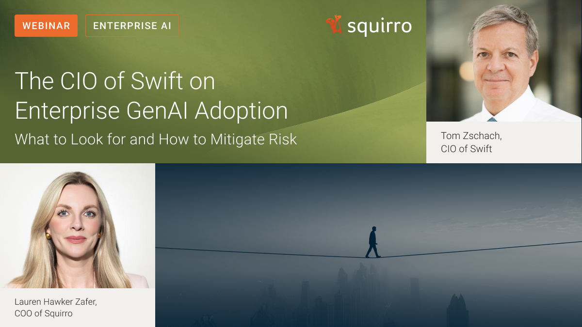 Webinar Swift CIO on Enterprise AI Adoption: Strategy, Risk & AI
