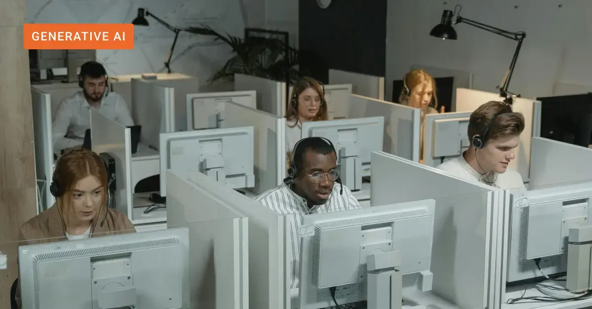 Customer Service employees working with Graph-Informed GenAI